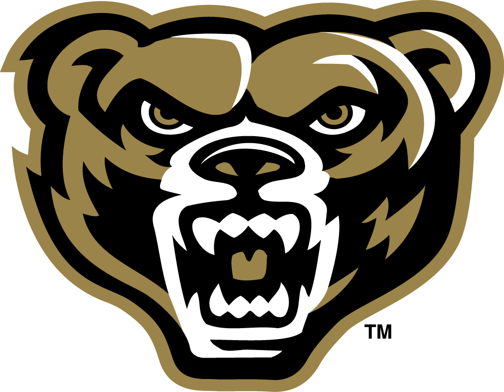 Oakland Golden Grizzlies 2012-Pres Primary Logo iron on transfers for T-shirts